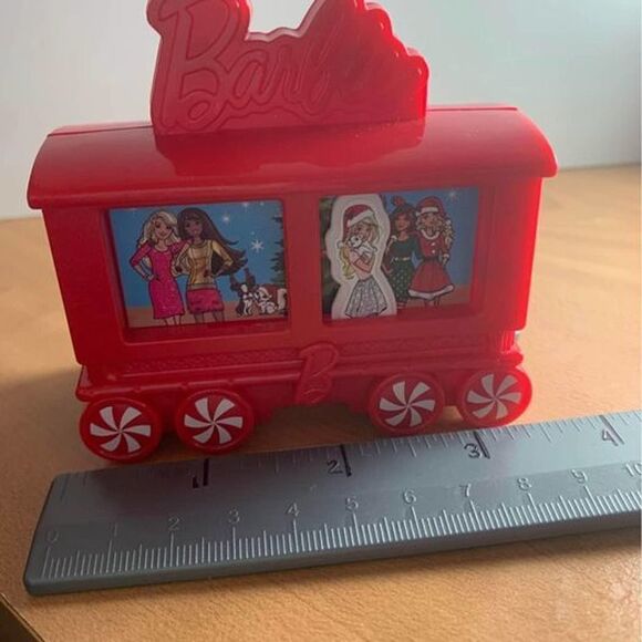 2017 McDonalds Happy Meal Holiday Express #10 Barbie Train Car - Picture 3 of 5